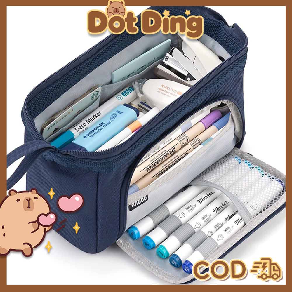 Jual [DOTDING] Angoo Kotak Pensil Kapasitas Super Besar Kotak Pensil ...