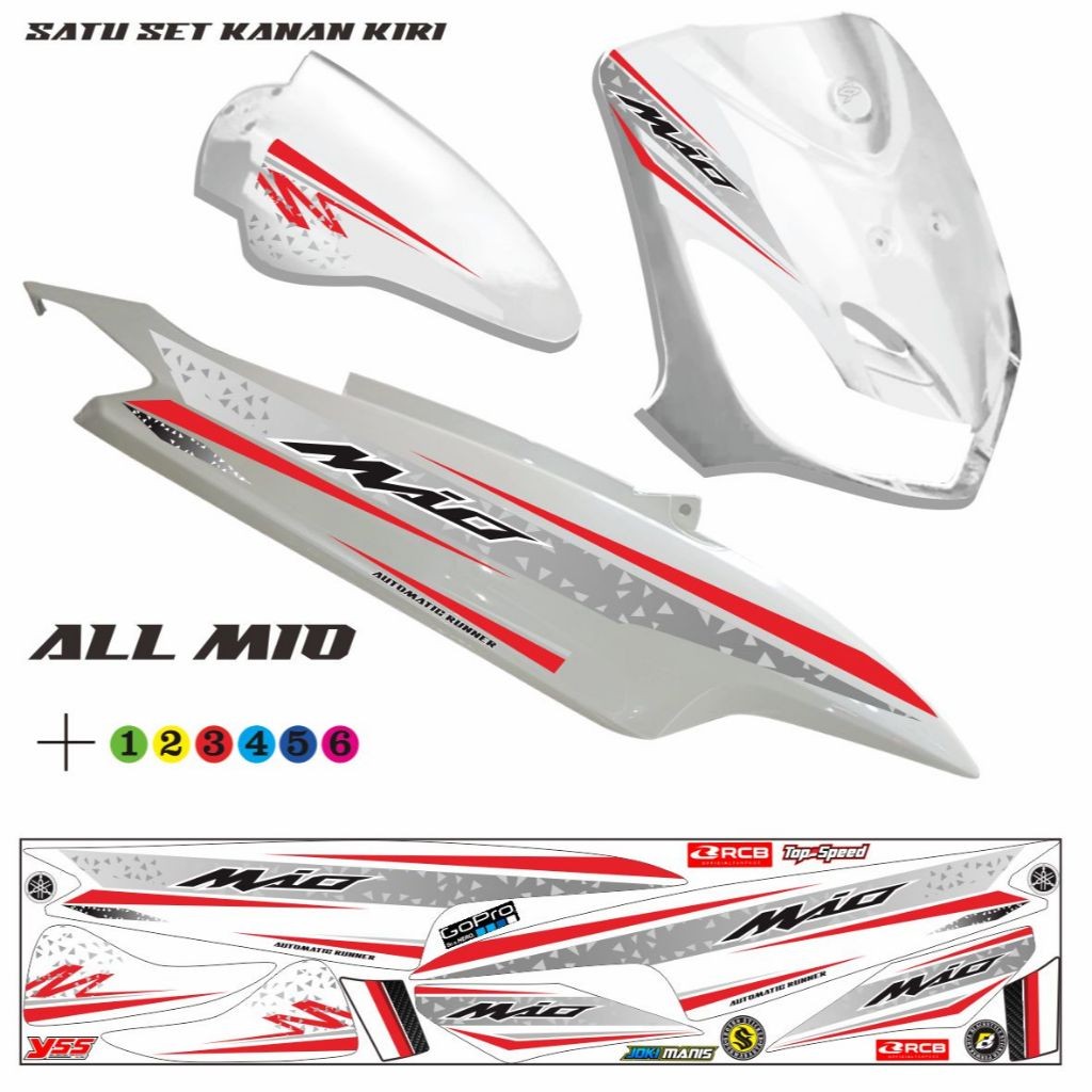Jual VARIASI STIKER STIKER LIS MIO OLD / STRIPING VARIASI MIO SPORTY ...