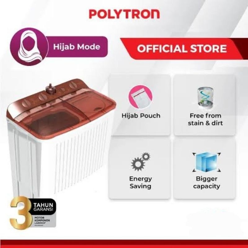 Jual MESIN CUCI POLYTRON PWM7072N / MESIN CUCI POLYTRON PWM 7072N HIJAB ...