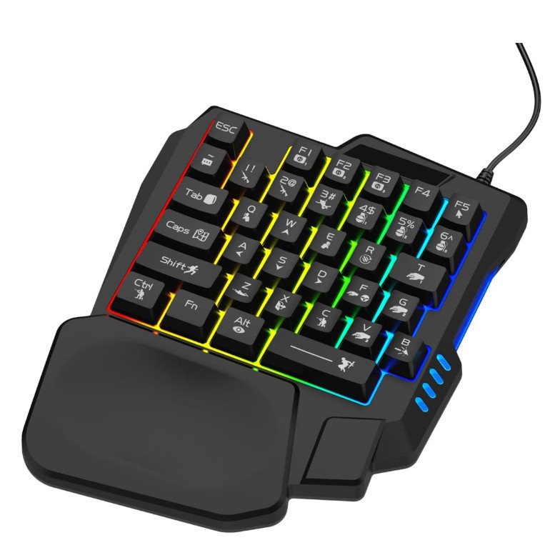 Jual Mini Keyboard Gaming RGB Mechanical 35 Key - K58 | Shopee Indonesia