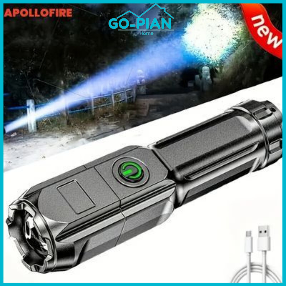Jual senter LED Senter zoom LED 4 mode senter LED mini senter cas LED ...