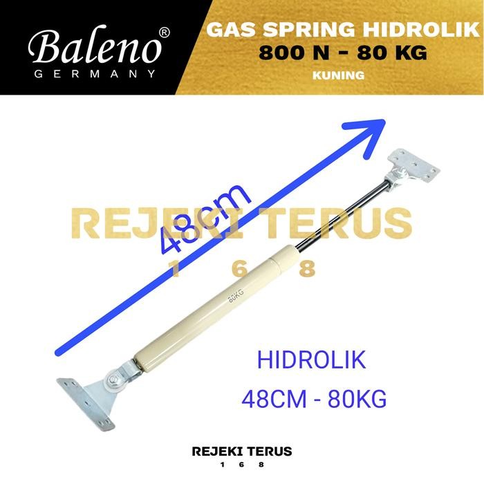 Jual Hidrolik Gas Spring 800 N - 80 Kg Kuning / Ranjang Tempat Tidur ...