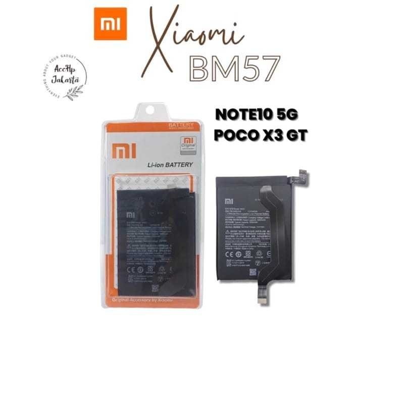 Jual Batrai Baterai Xiaomi Poco X3 GT / Redmi Note 10 Pro 5G BM57 Batre ...