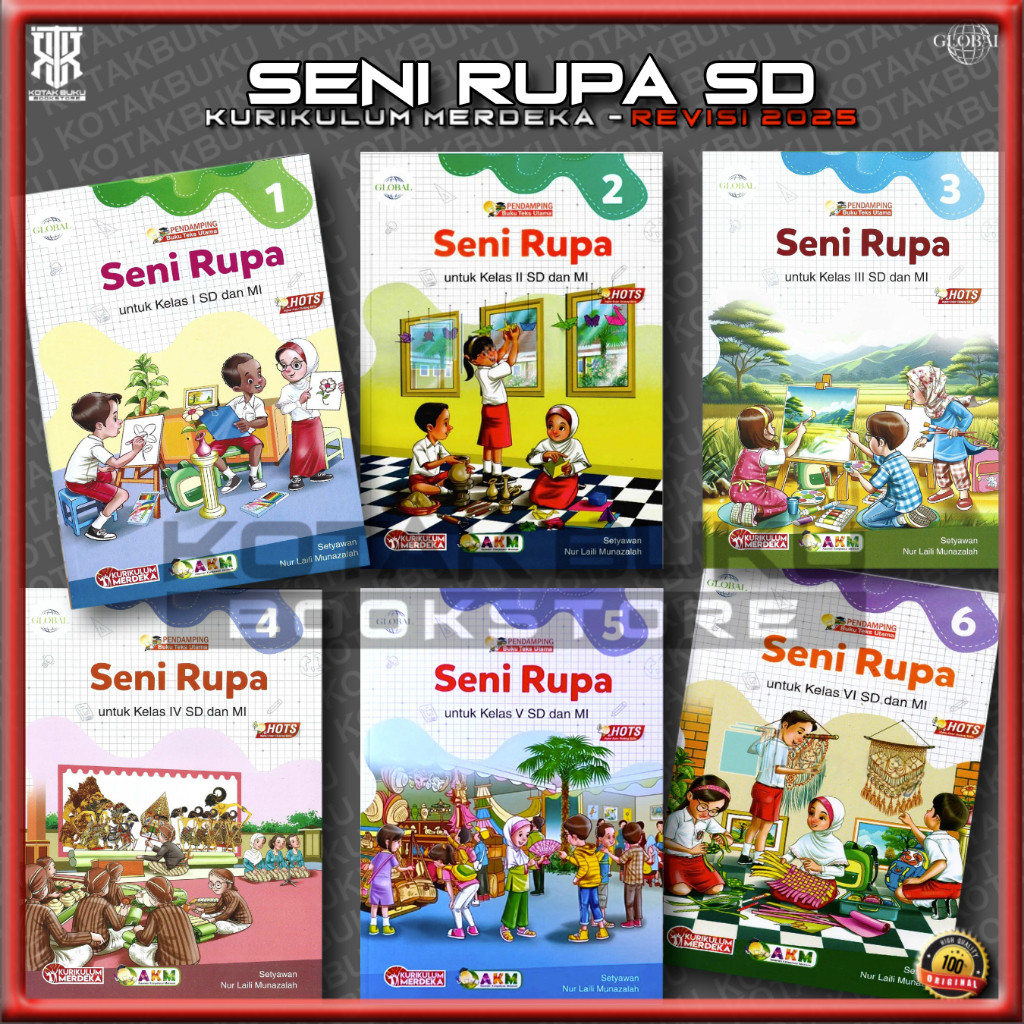 Jual Buku Seni Rupa Kelas 1 2 3 4 5 6 SD Kurikulum Merdeka / Seni Rupa ...