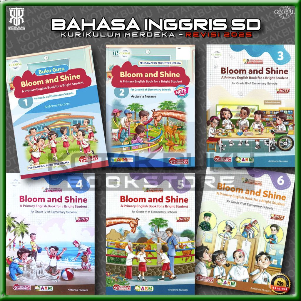 Jual Buku Bahasa Inggris Kelas 1 2 3 4 5 6 SD Kurikulum Merdeka / Bloom ...