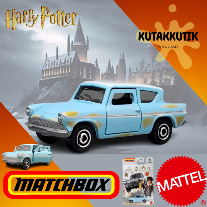Matchbox Moving Parts 2025 – Ford Anglia De Harry Potter – Échelle 1/64 – Modèle Métal – Neuf En Boîte