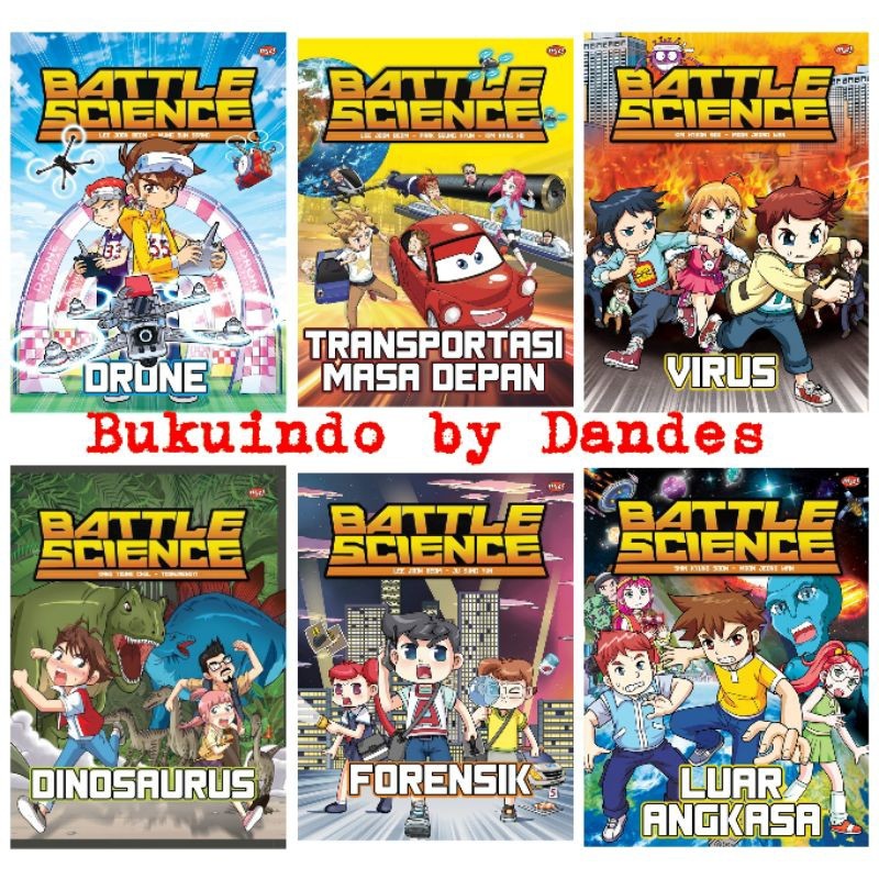 Jual Battle Science - Educational Comics - Komik Pengetahuan WHY M&C ...
