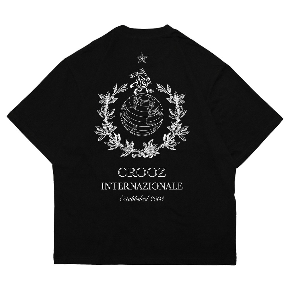 Jual INTERNAZIONALE | CROOZ HEAVYWEIGHT OVERSIZED T-SHIRT | BLACK ...