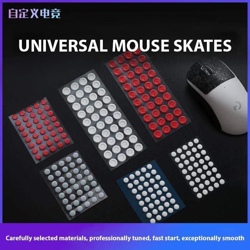 Jual Spacepad Red Dots Universal Gaming Mouse Feet / Mouse Skate PTFE ...