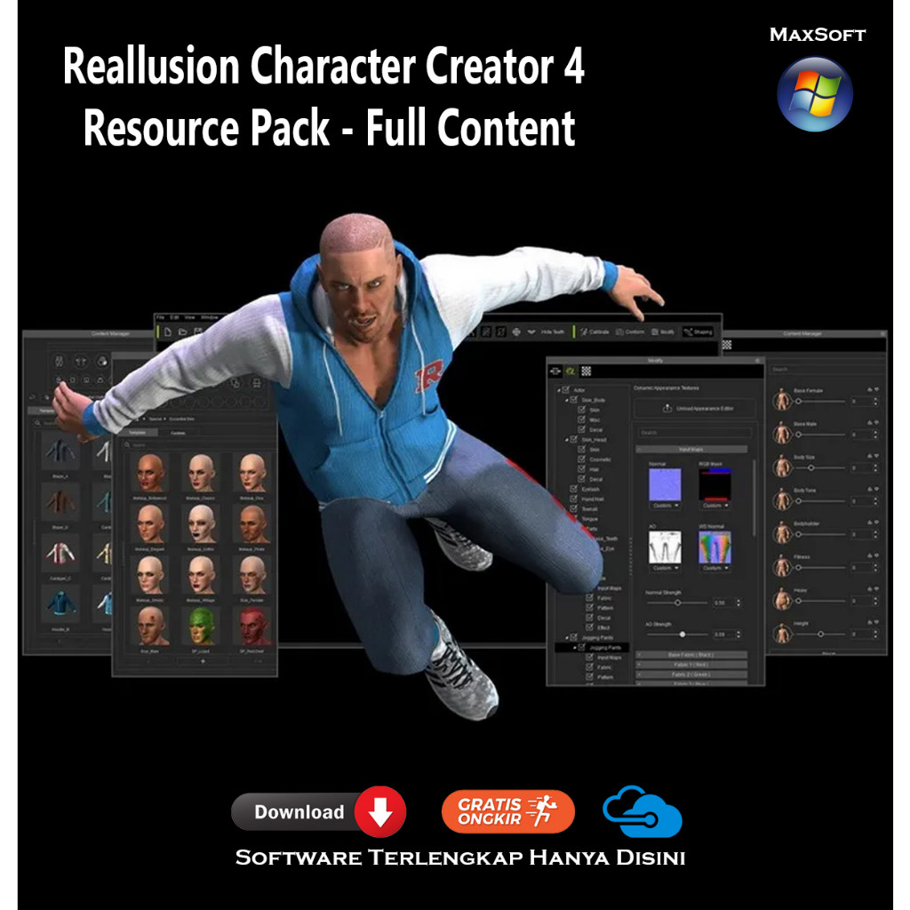 Jual Character Creator 4 Full Content Pack - PC Software | Shopee Indonesia