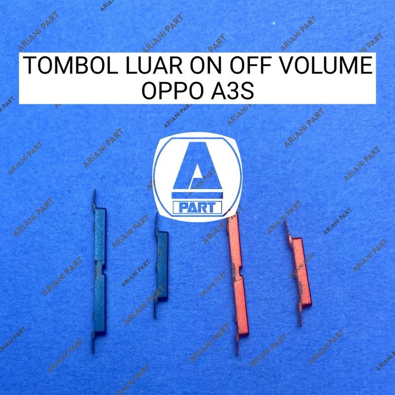 Jual TOMBOL LUAR ON OFF VOLUME OPPO A3S BIRU / MERAH | Shopee Indonesia