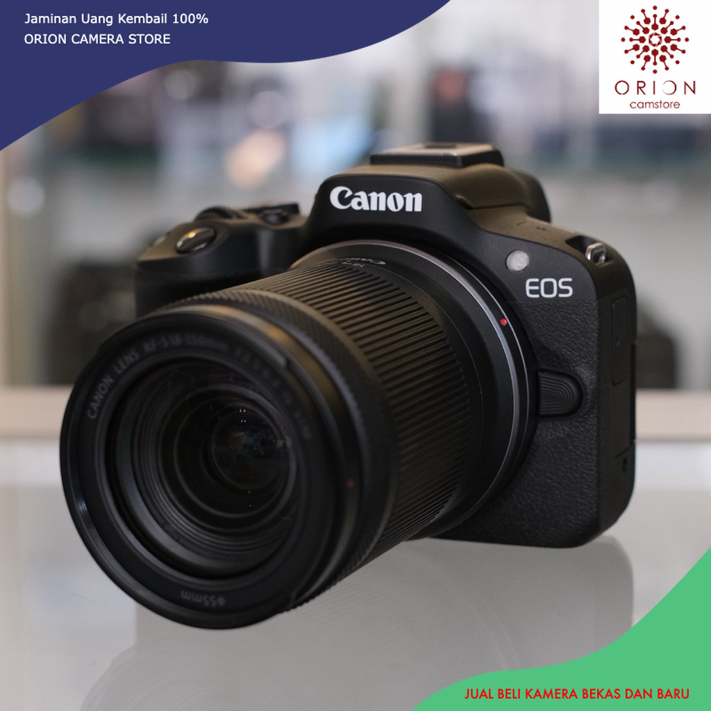 Jual CAMERA MIRRORLESS CANON EOS R50 R 50 LENSA TELLE RF 18-150MM f3.5 ...