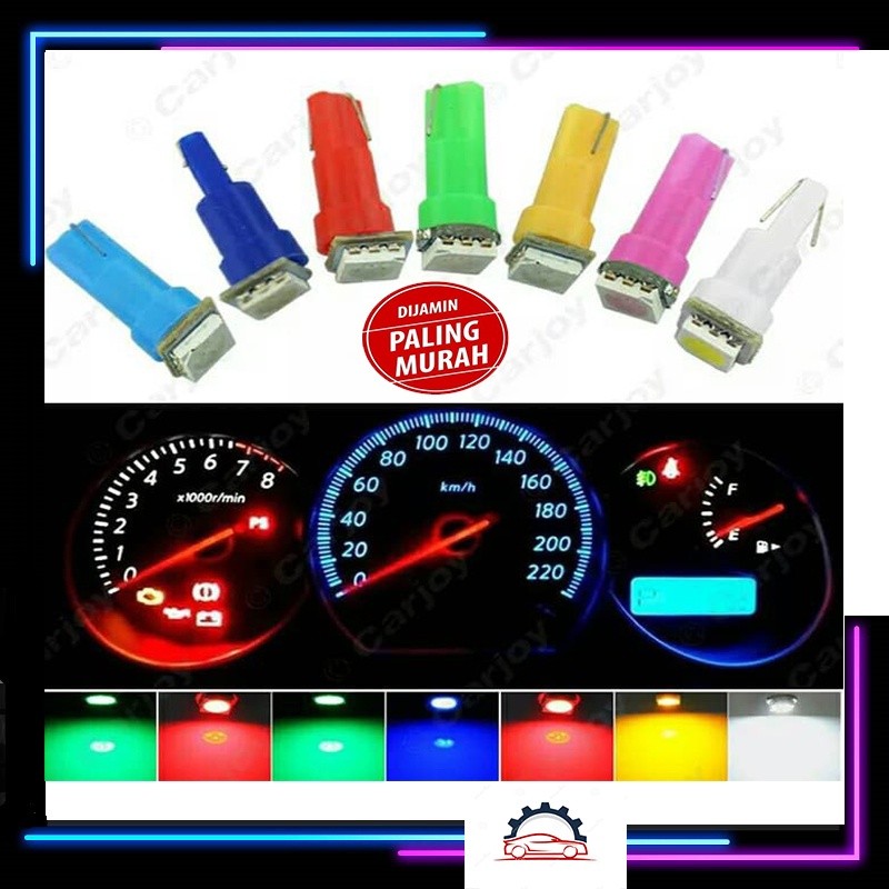 Jual LAMPU Led T5 Speedometer Speedo Panel Dashboard Mobil Super Bright ...
