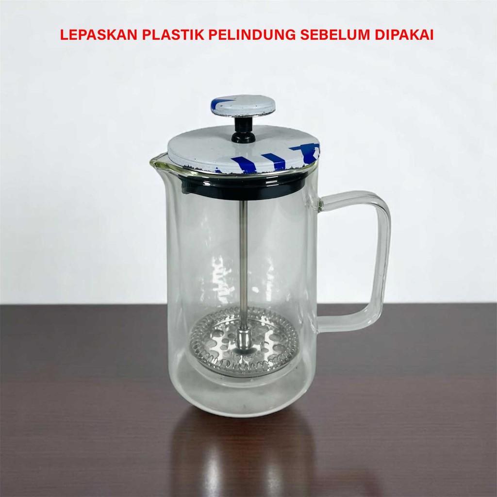 Bodum Glass Tea Pot Infuser w/ French Press Lid (Filter is a Bit