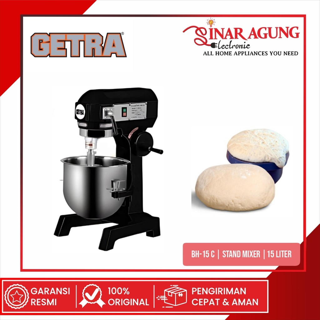 Jual GETRA BH15C PLANETARY MIXER 15 LITER – MIXER ROTI & KUE ...