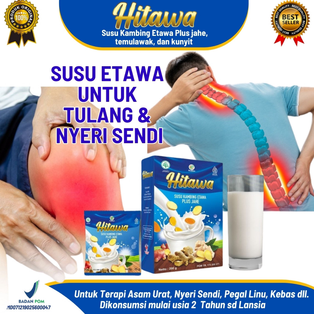 Jual HITAWA 200g – Susu Kambing Etawa Jahe Temulawak Kunyit – Untuk ...