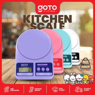 Goto Kyla Kitchen Scale Timbangan Bumbu Dapur Kue Digital Charge LED