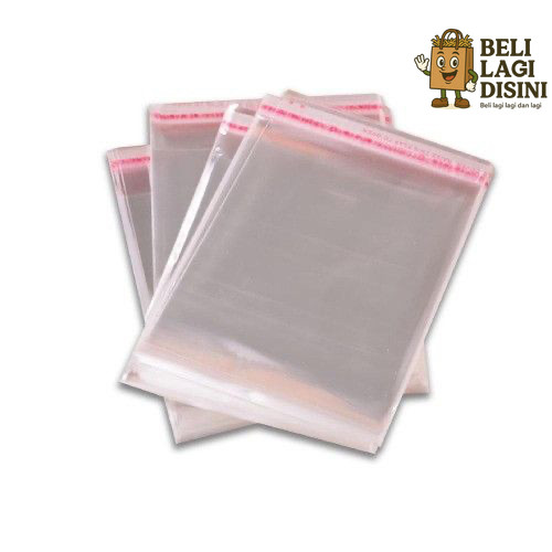 Jual (100 LEMBAR) PLASTIK OPP ROTI (SEAL / LEM) 10X10 13X13 / KEMASAN ...
