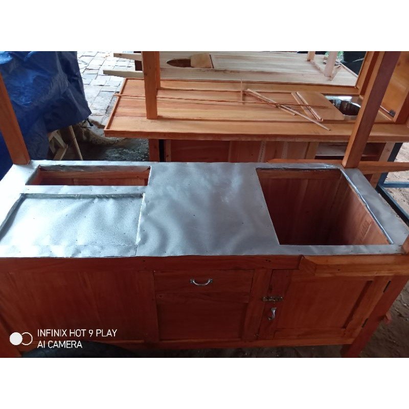 Jual gerobak roti bakar dan satu set meja dan kursi duduk free ongkir ...