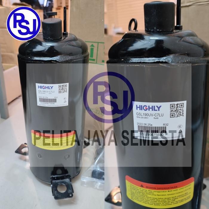 Jual Compressor Highly GSL190UV-C7LU / Kompresor Highly GSL190UV-C7LU ...