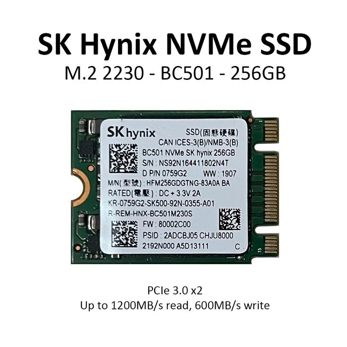 Jual SK Hynix M.2 2230 NVMe SSD Solid State Drive M2 PCIe Internal ...