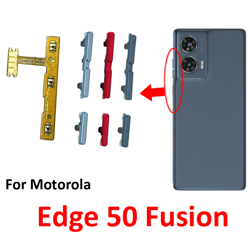 Jual Phone Power Volume Button For Motorola Moto Edge 50 Fusion New On ...