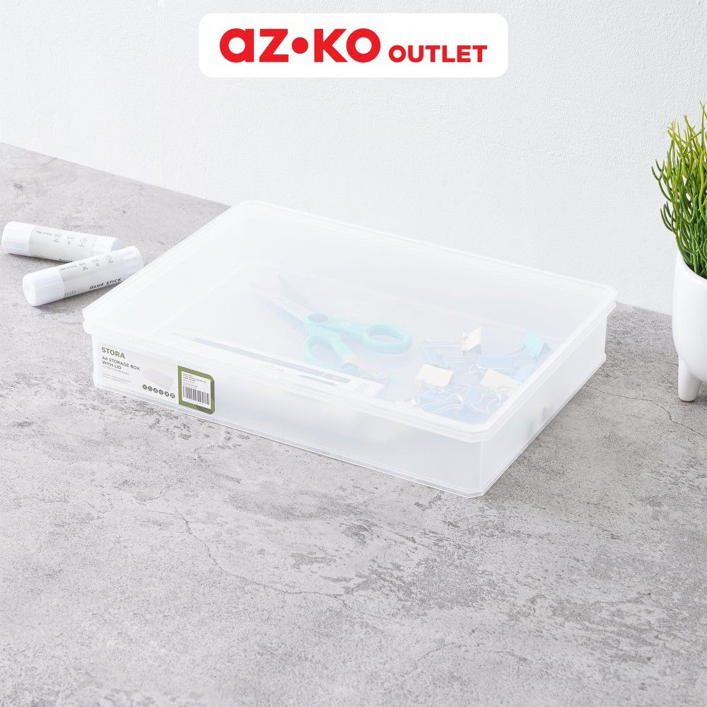 Jual AZKO Outlet Stora 33 X 24 X 6 cm Kotak Penyimpanan Dengan Tutup ...