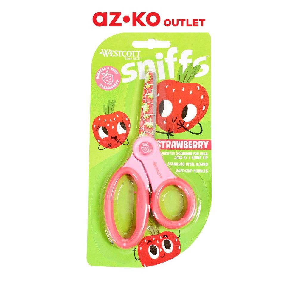 Jual Westcott Gunting Anak Gagang Motif Strawberry Kid Scissors Alat ...