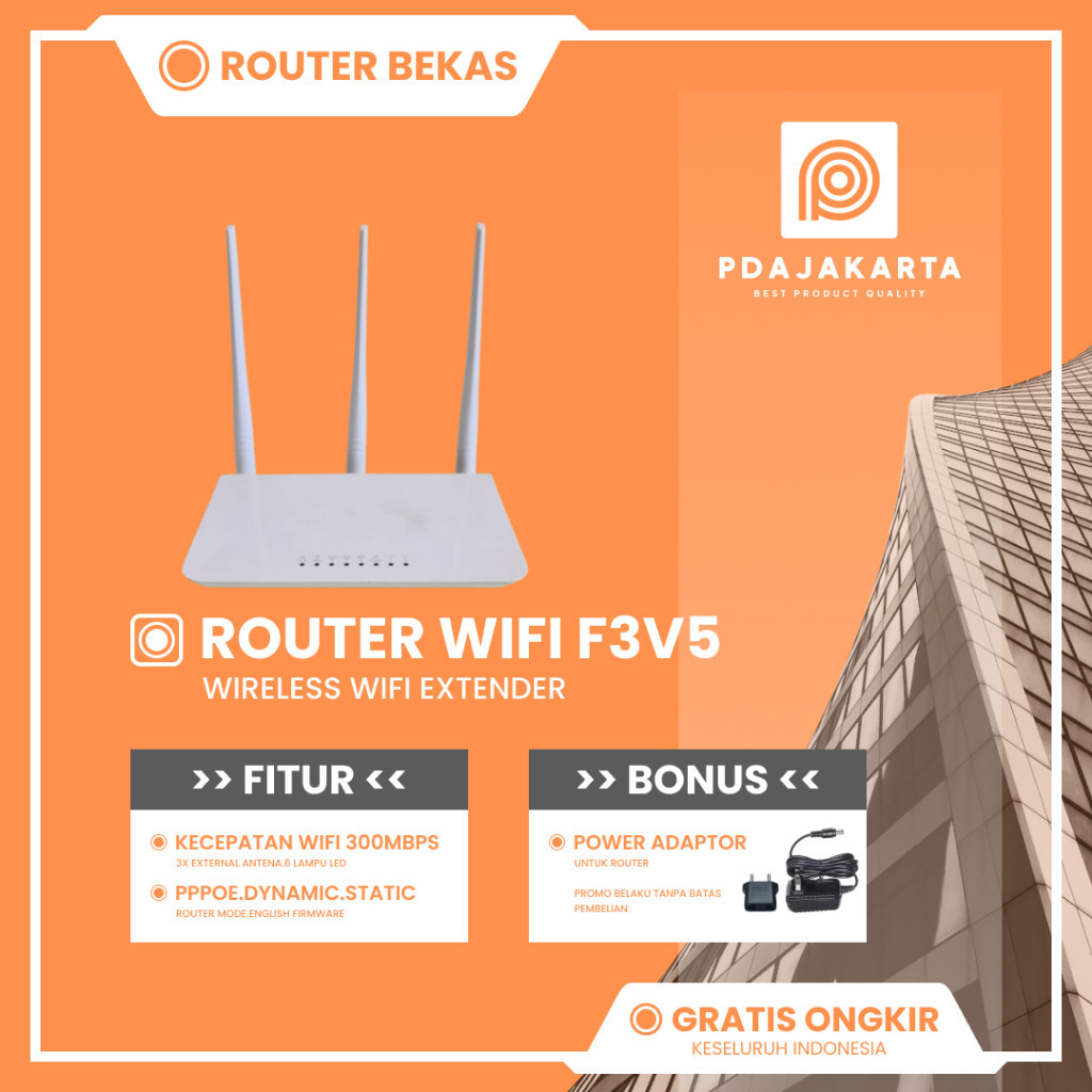 Jual Router F3 V5 V6 V8 Wireless WiFi 300Mbps (Bisa PPPoE Cocok RT/RW ...