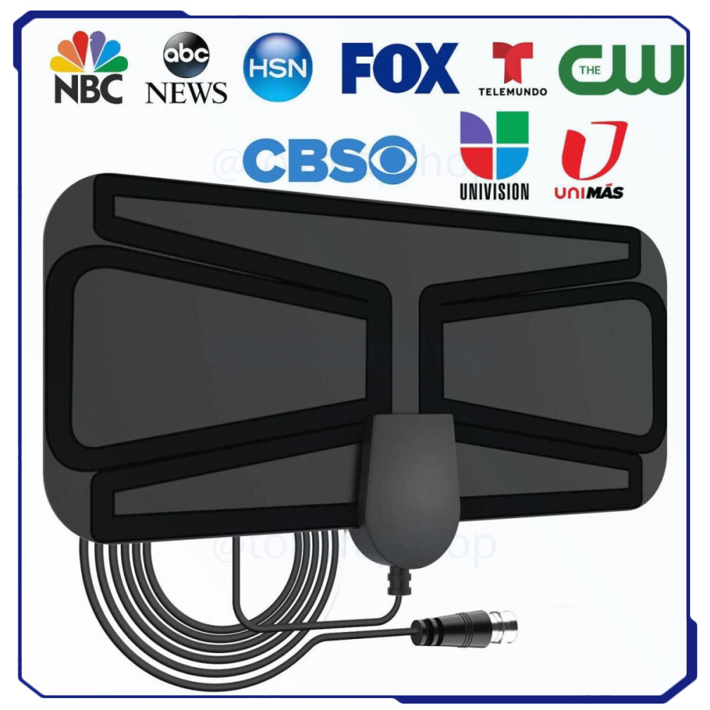 Jual Antena TV Digital Indoor DVB-T2 HD 4K High Gain Antenna 25dB - SG ...