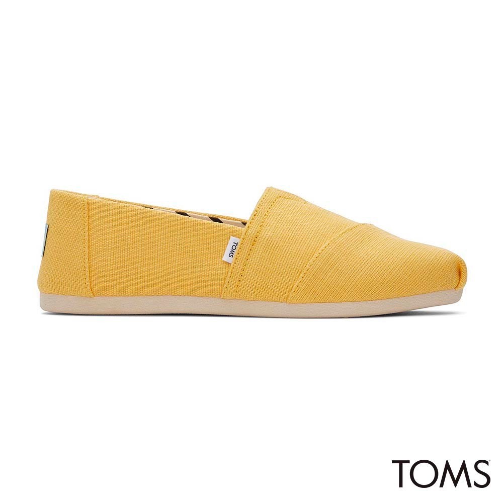 Jual TOMS Women Alpargata Pineapple Yellow Heritage Canvas Shoes