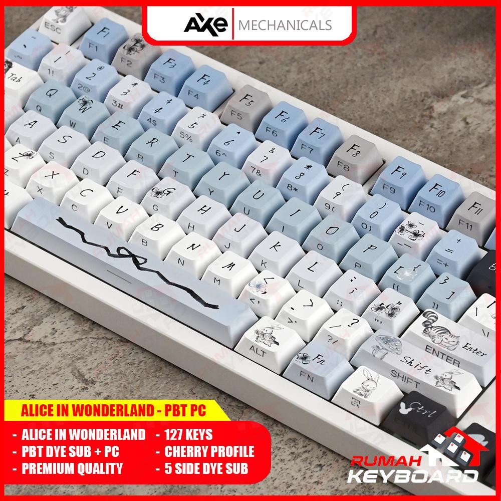 Jual AXE MECHANICALS - Alice in Wonderland - Side Print - See Through ...