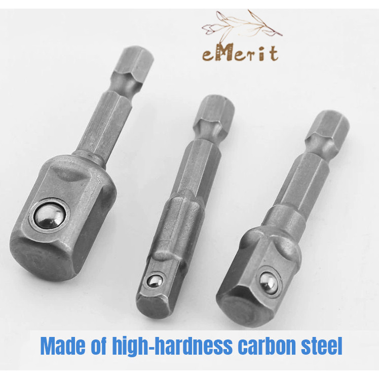 Jual ATLAS Tools Socket Adaptor Drill Bits Hex Shank Impact Driver ...
