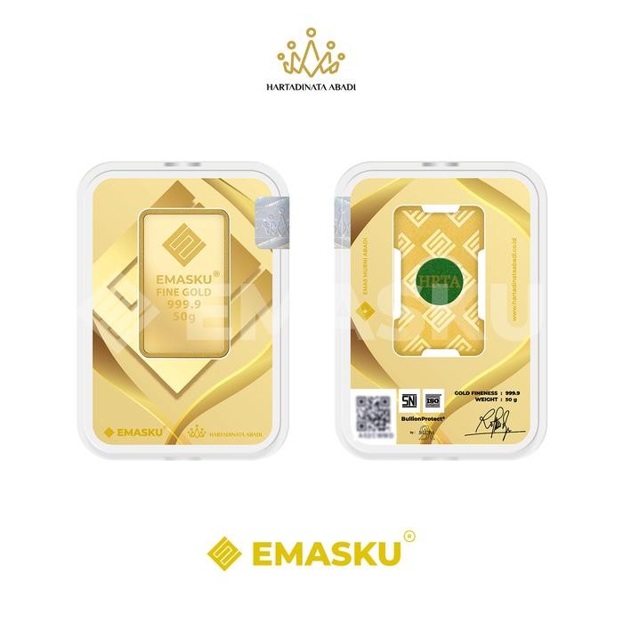 Jual EMASKU Hartadinata Gold Series 50 Gram | Shopee Indonesia