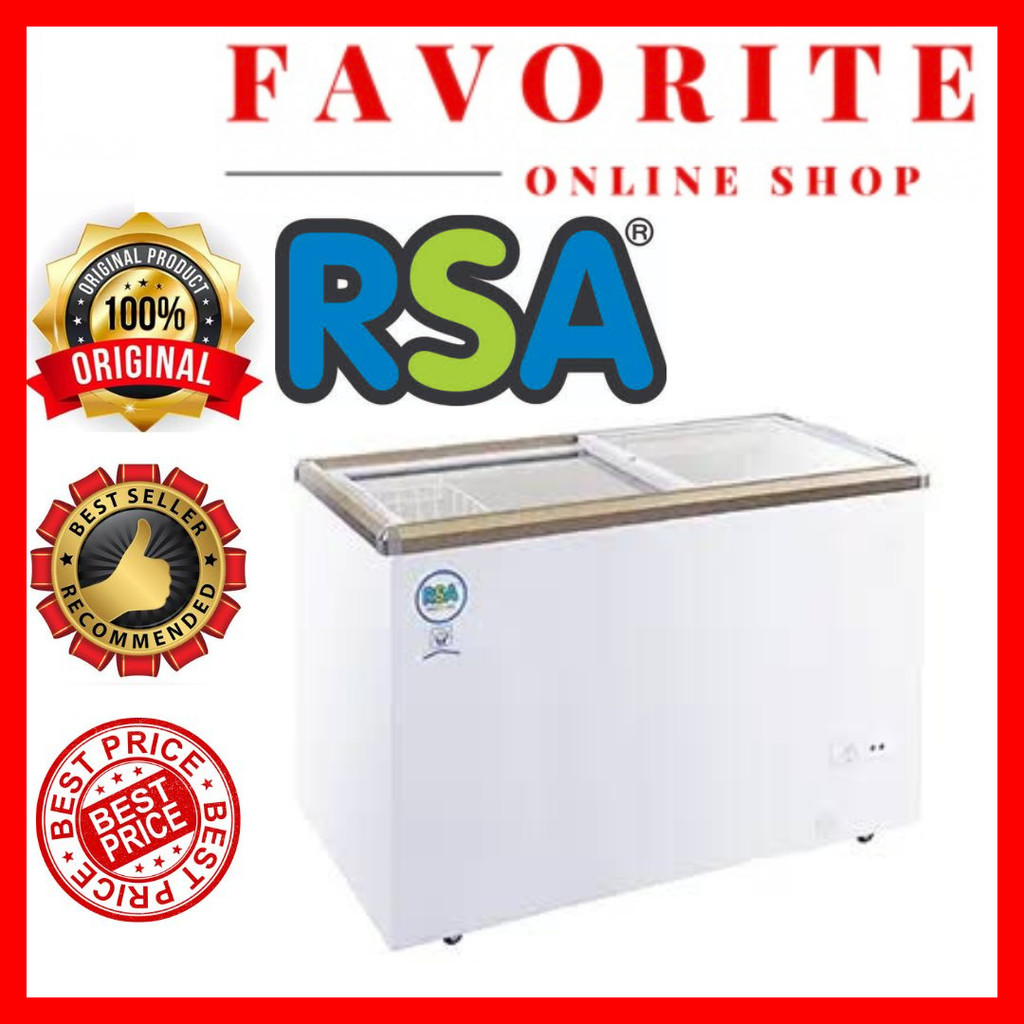 Jual CHEST FREEZER RSA XS 320 FREEZER SLIDING RSA XS-320 | Shopee Indonesia