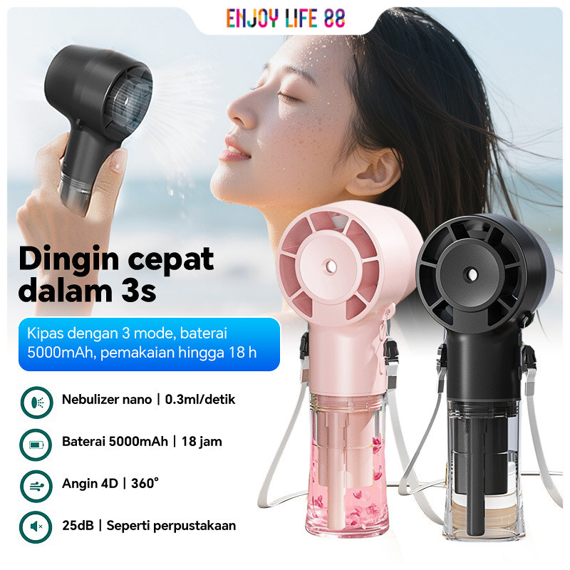 Jual Kipas Semprotan Kecil 4 Kecepatan Mini USB Nano Spray Mini ...