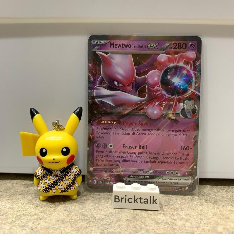 Jual Kartu Pokemon TCG Mewtwo Tim Roket ex RR sv10s 063/138 C ...