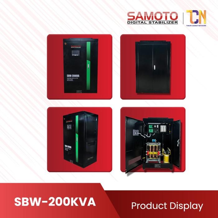 Jual Stabilizer Digital 200KVA 3 Phase SAMOTO Stavolt 200.000VA ...