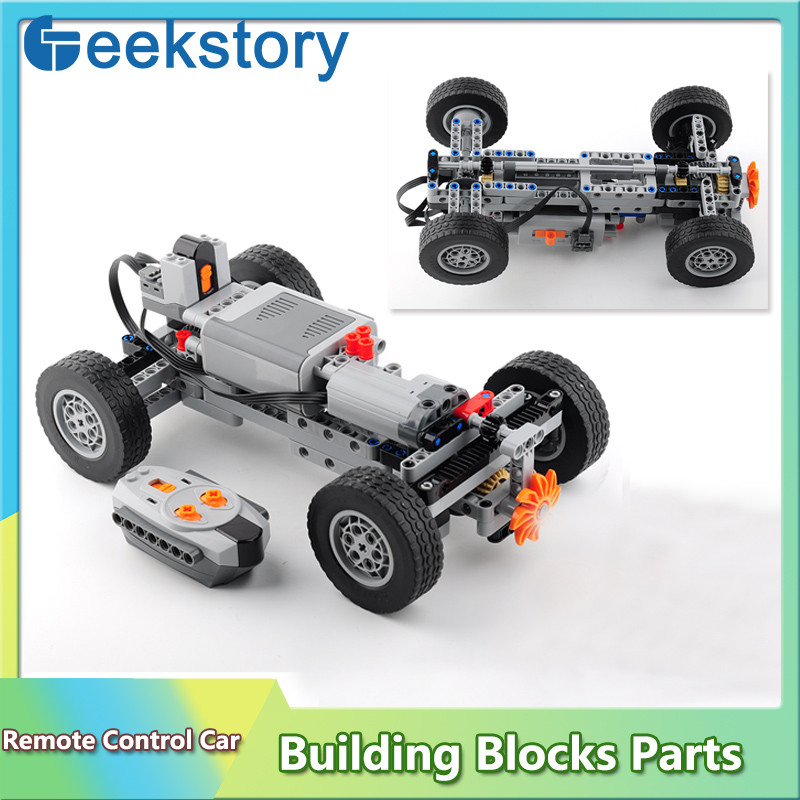 Jual RC Car Chassis Electric Four-Wheel Drive Technical Building Blocks ...