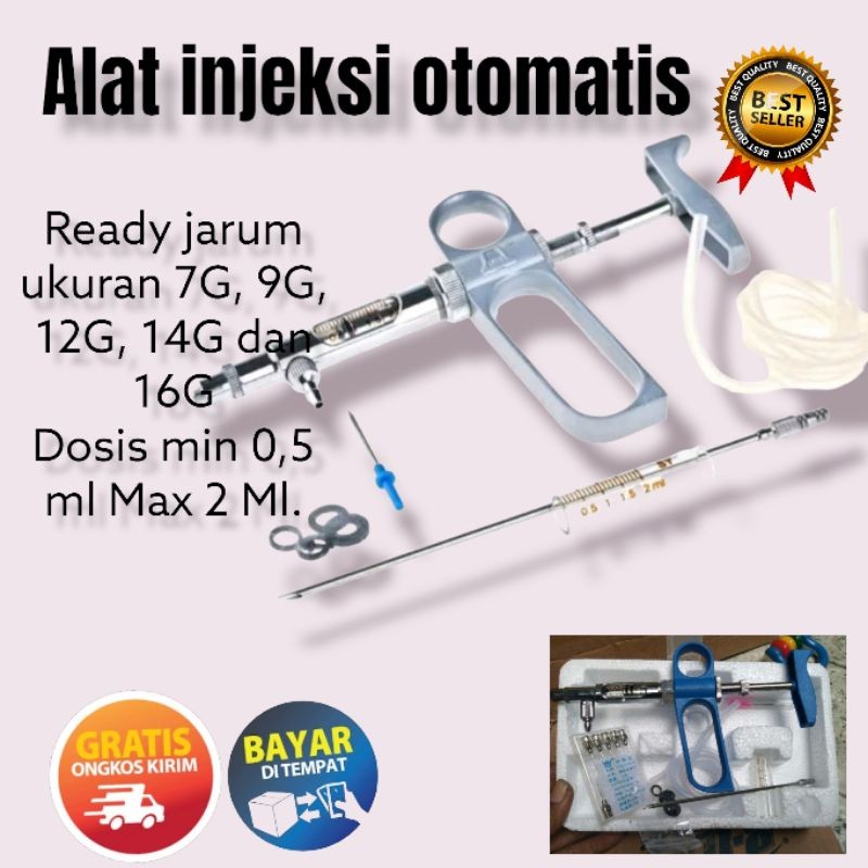 Jual Alat injeksi suntik ayam otomatis bukan socorex medion plus jarum ...