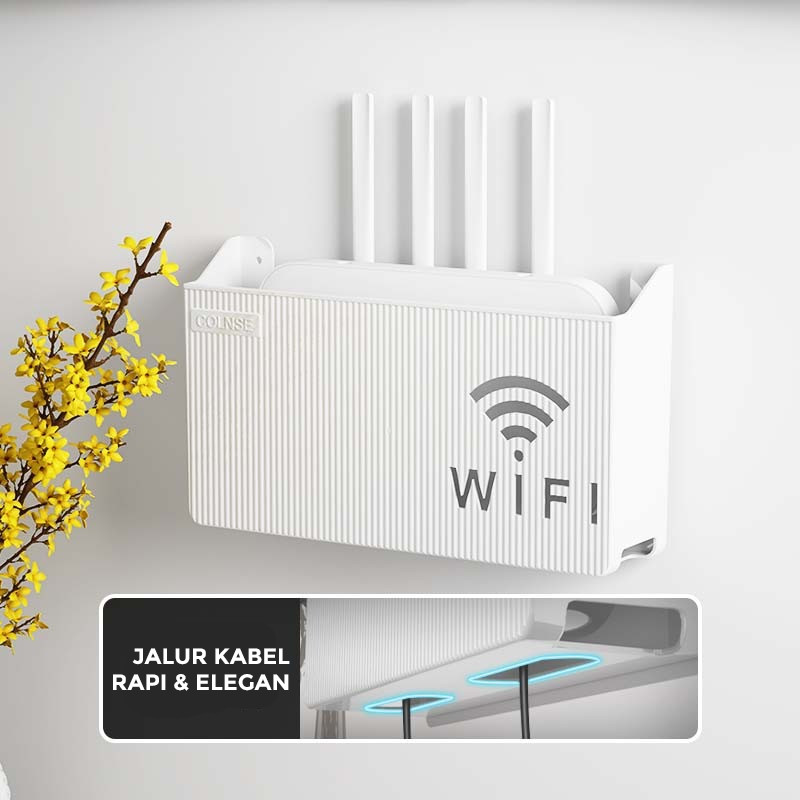 Jual UNIQSOO Rak Kotak Tempat Wifi Estetik Tempel Dinding Box Cover ...