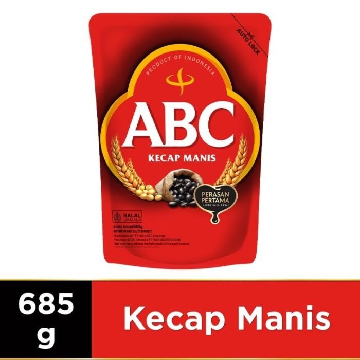 Jual ABC Kecap Manis Kedelai Hitam Pouch Refill 685 gram | Shopee Indonesia