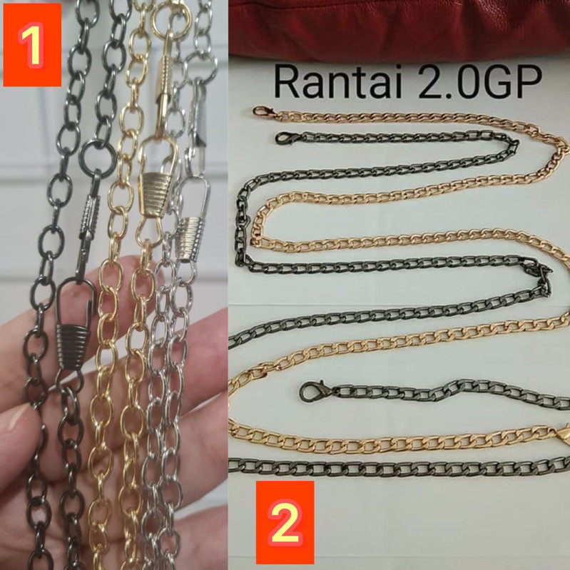Jual (PAP) TALI TAS RANTAI STAINLESS STEEL / Tali Tas Rantai Ulir Besi ...