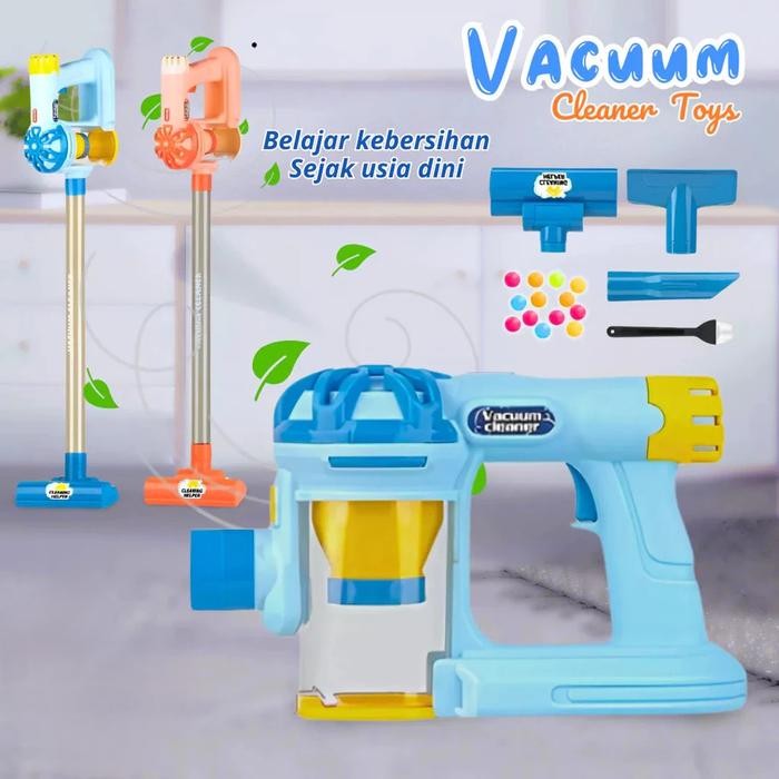 Jual Mainan Anak Vacuum Cleaner Alat Pembersih Rumah Edukatif Seru