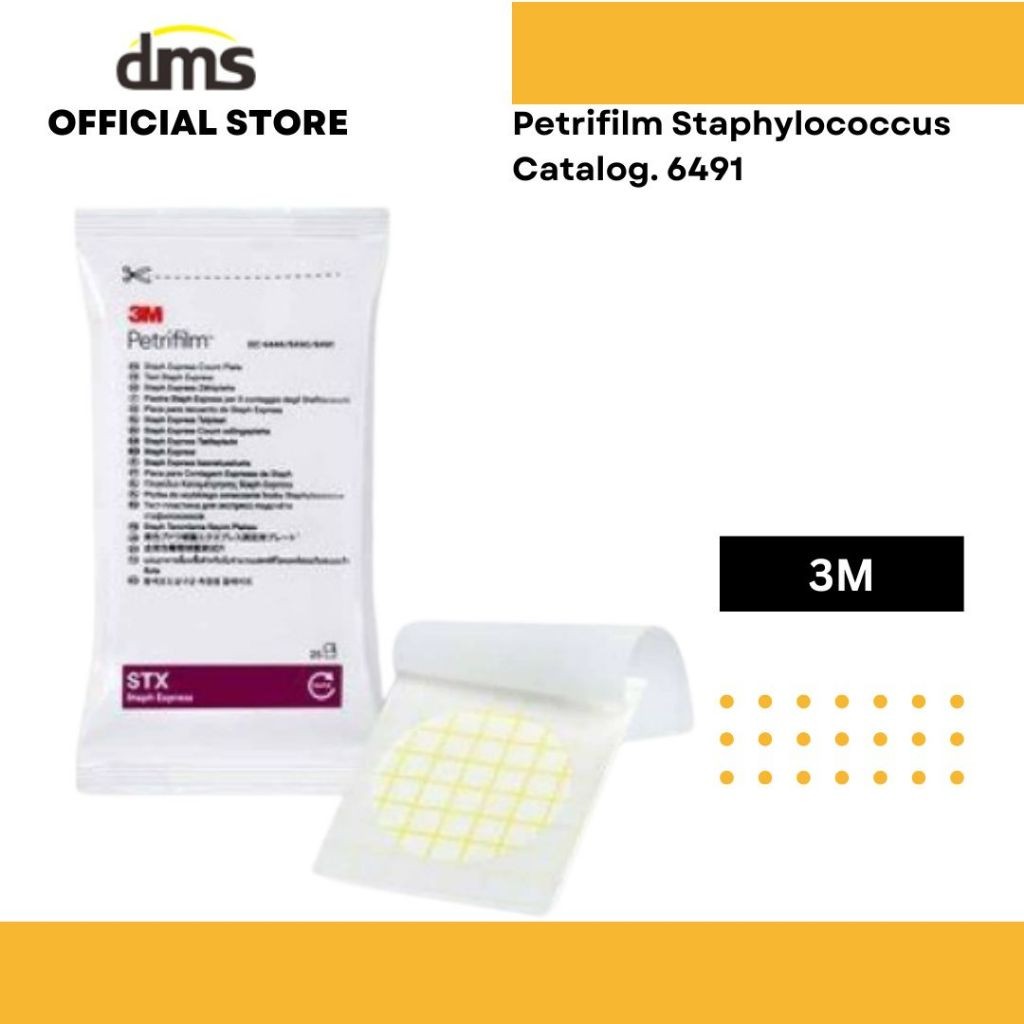 Jual petrifilm staphylococcus cat. 6491 3M | Shopee Indonesia