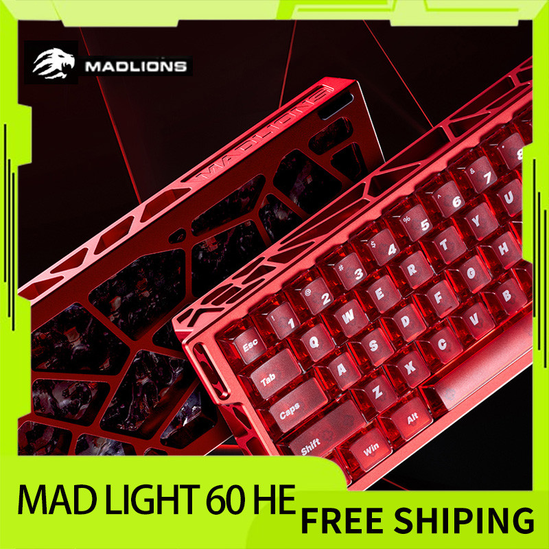 Jual FGG Madlions MAD Light 60 He Magnetic Keyboard Skeleton Gaming E ...