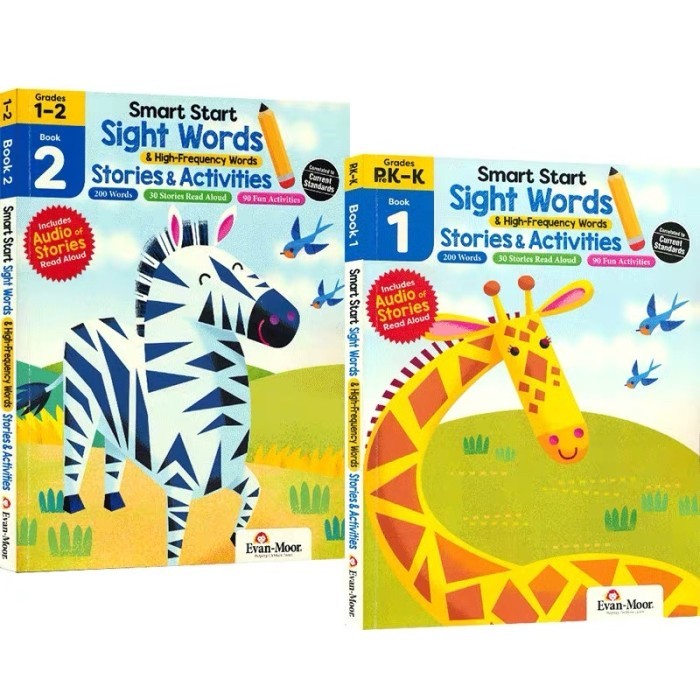 Jual Smart Start Sight Words , Stories & Activities - Book1(PreK-K ...