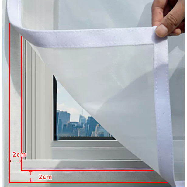 Jual Inset Window Screen Mesh, Air Tulle Adjustable Summer Invisible ...