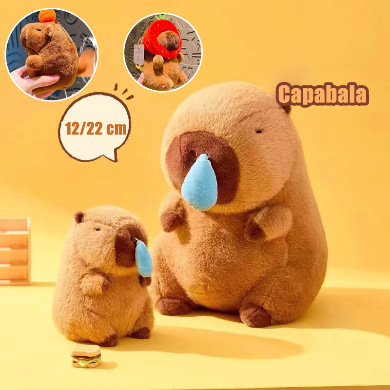 Jual Boneka Animal Capybara Ingusan Snort Plushie 12/22 cm /Capybara ...