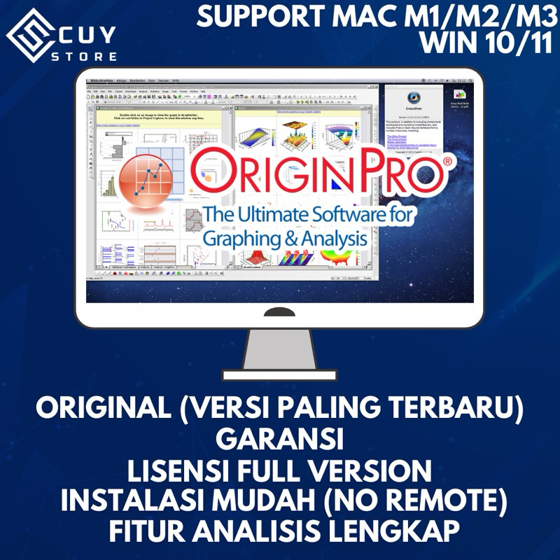 Jual (WIN) OriginLab Origin Pro 2025 Full Version | Shopee Indonesia